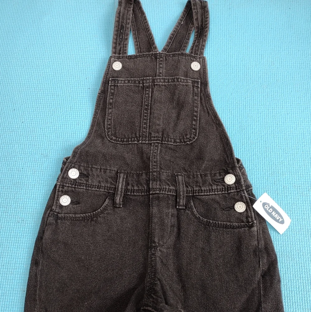 NWT Old Navy Girl's Shortalls Jean Romper Overall S (6-7)
